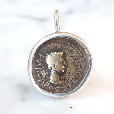 Thrace Bronze of Rhoemetalkes I with Augustus in Silver
