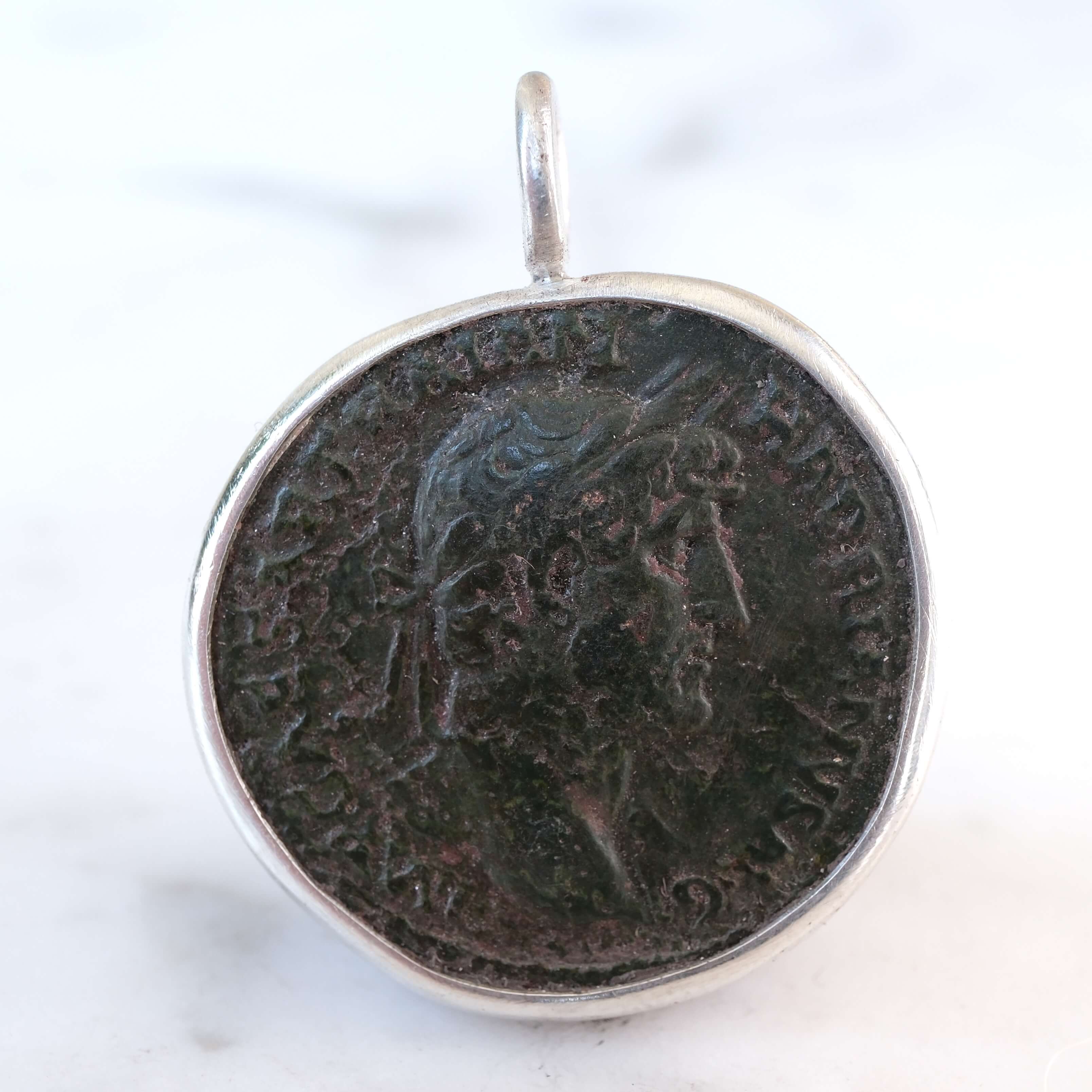 Hadrian As with Pax in Silver