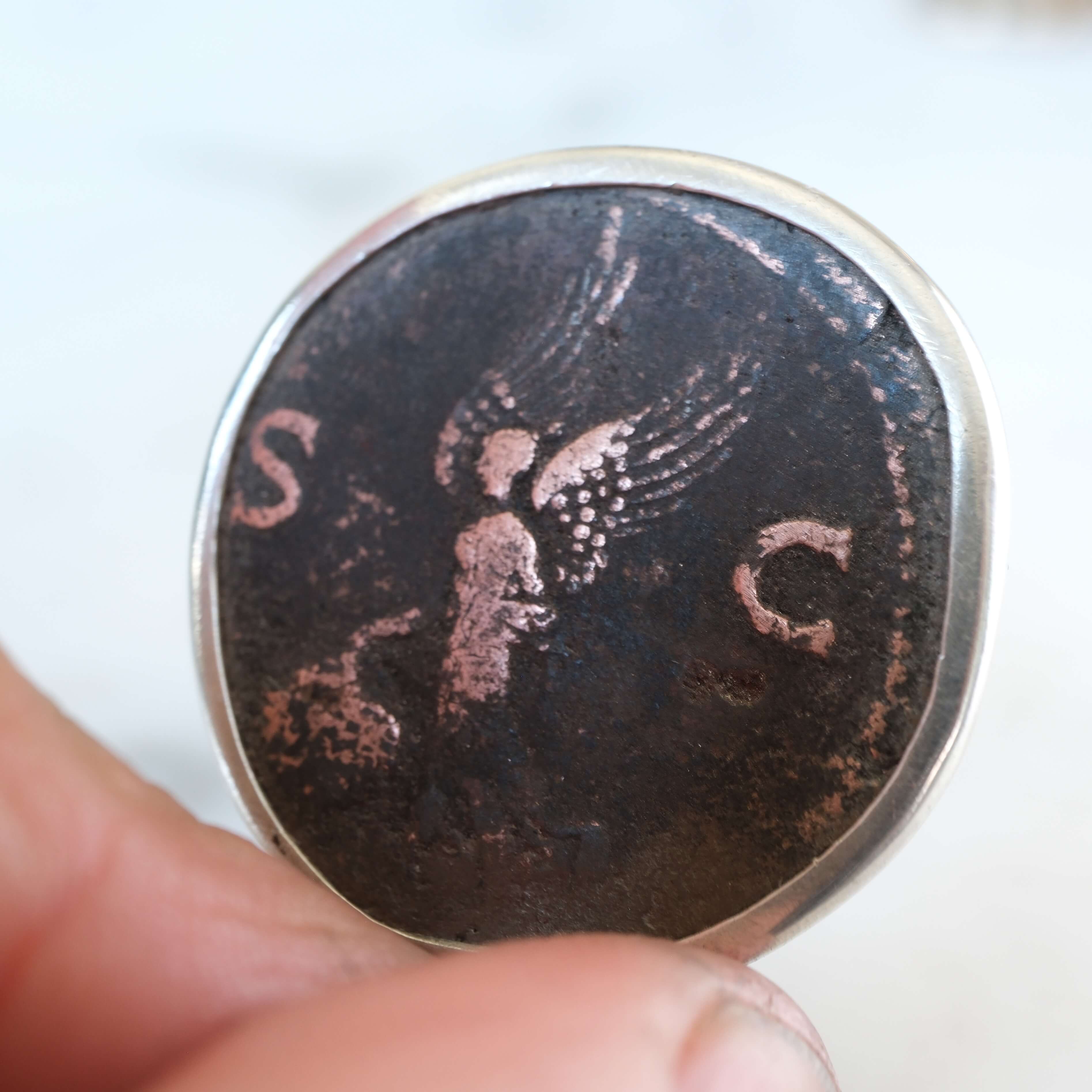 Nero As with Victory in Silver