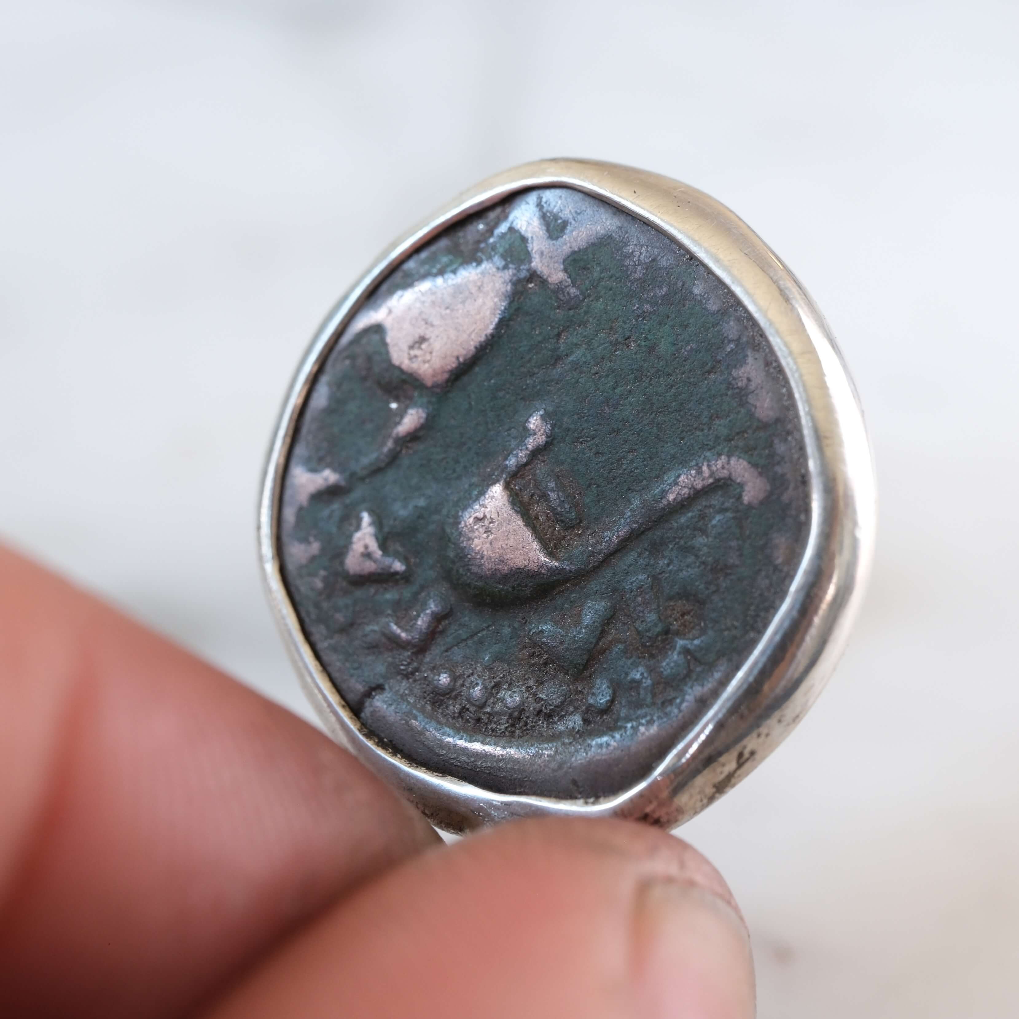 Augustus Semis from Colonia Patricia in Silver