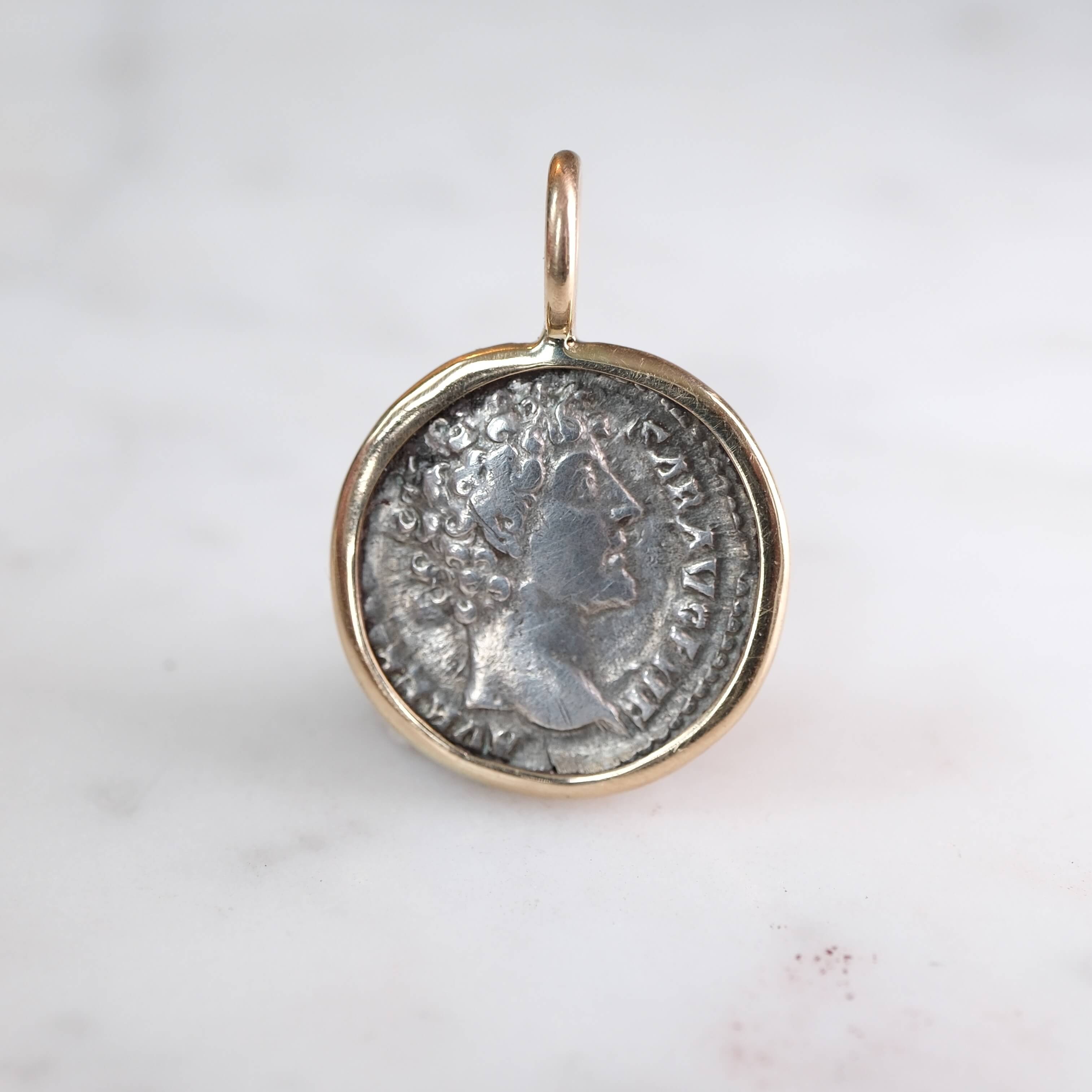 Roman Silver Denarius of Marcus Aurelius