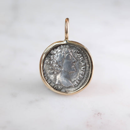 Roman Silver Denarius of Marcus Aurelius