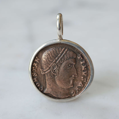Constantine I Campgate Silvered Bronze