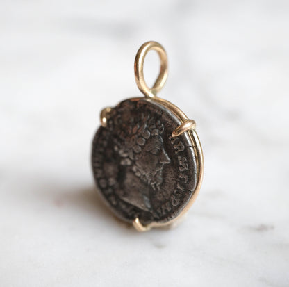 Marcus Aurelius & Mars — 14k Gold