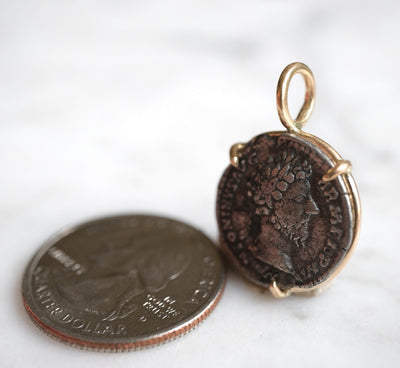 Marcus Aurelius & Mars — 14k Gold