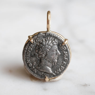 Marcus Aurelius & Mars — 14k Gold