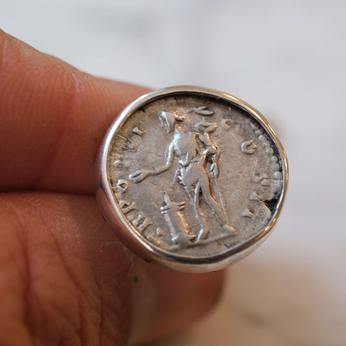 Marcus Aurelius Cufflinks — Two Moments in a Reign