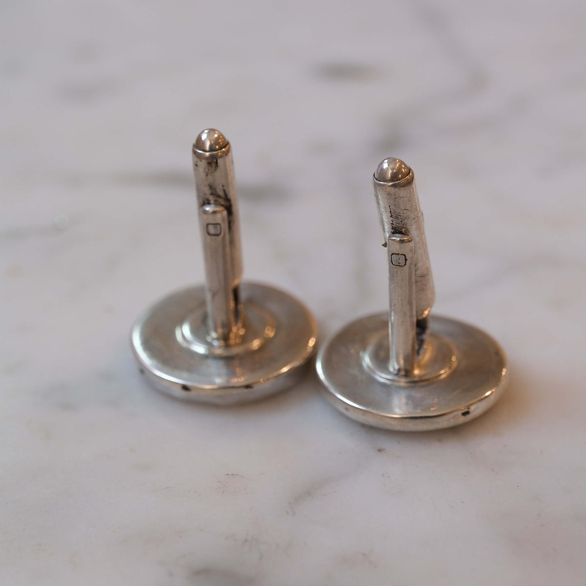 Marcus Aurelius Cufflinks — Two Moments in a Reign
