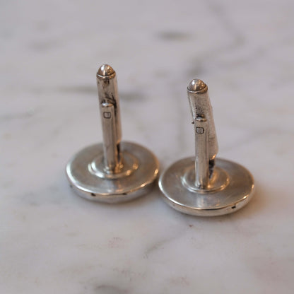 Marcus Aurelius Cufflinks — Two Moments in a Reign