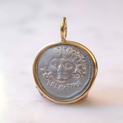 Medusa and Aurora Hand Set in 18k Gold