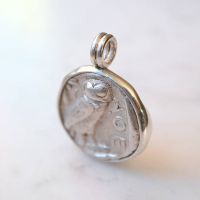 Athenian Owl - Silver Set