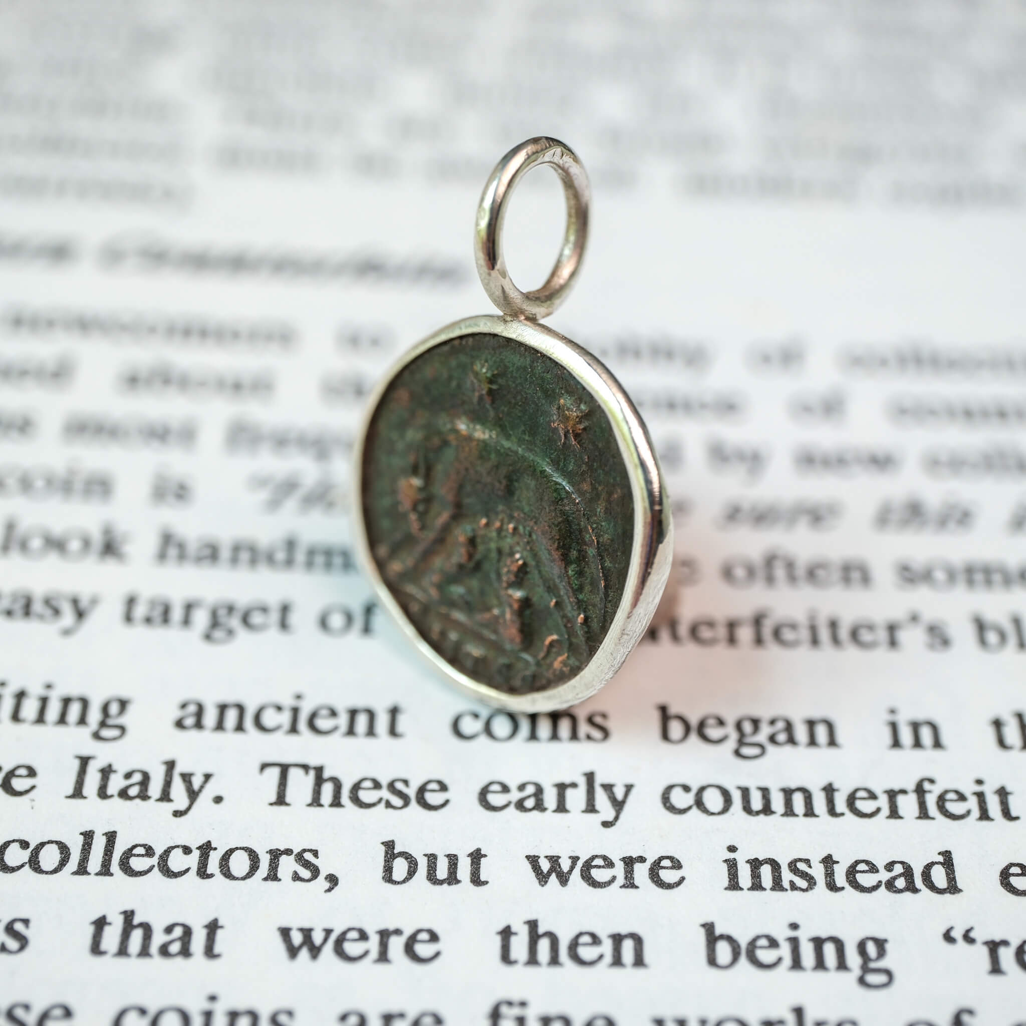 Rome’s Origin Story – Constantine I Commemorative Follis Pendant in Sterling Silver