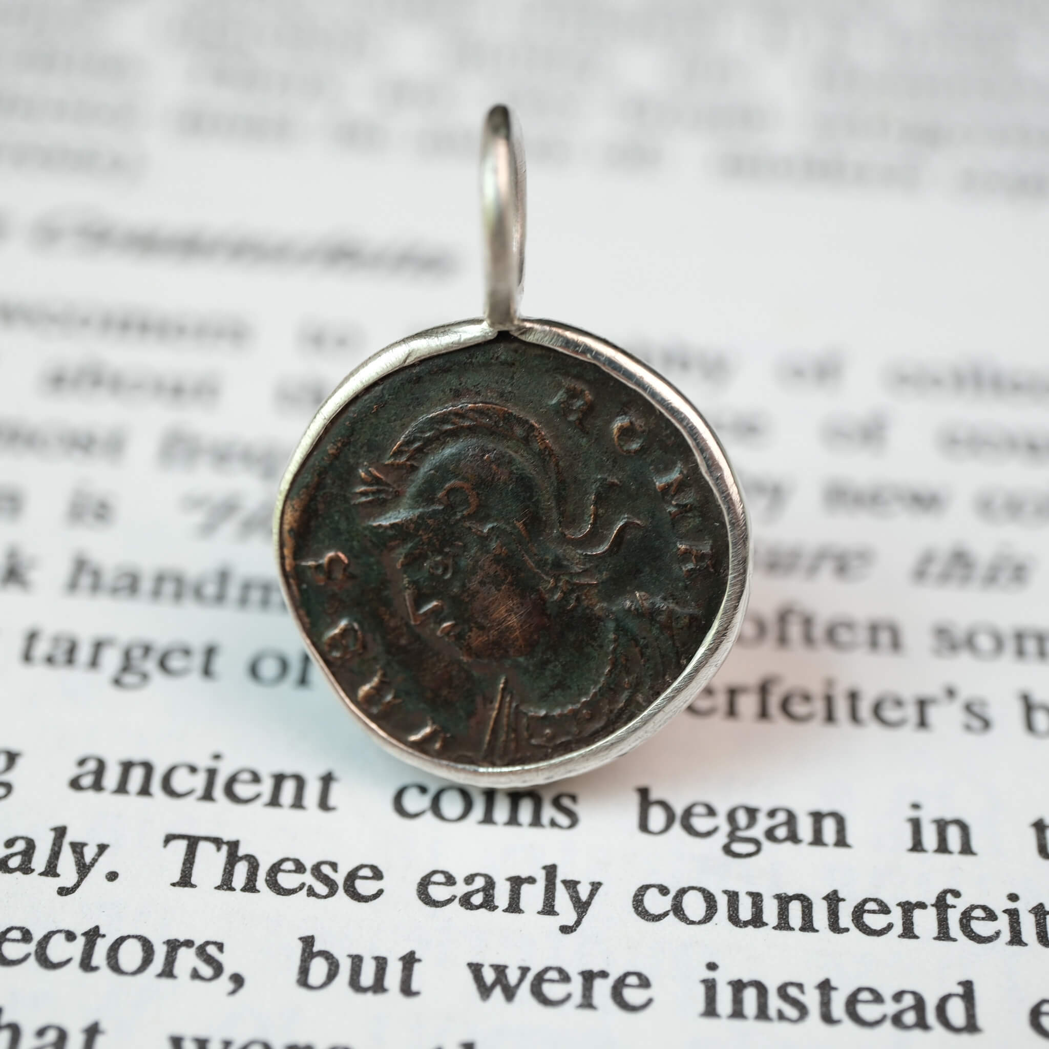 Rome’s Origin Story – Constantine I Commemorative Follis Pendant in Sterling Silver