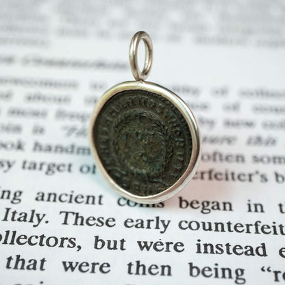 Ten Year Vow | Constantine II, c. 320s AD | Roman Coin in Sterling Silver