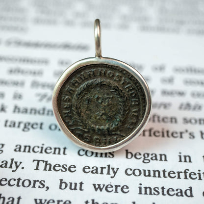Ten Year Vow | Constantine II, c. 320s AD | Roman Coin in Sterling Silver