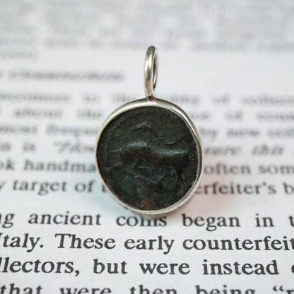 Dolphin and Bull, Sicily, in Silver