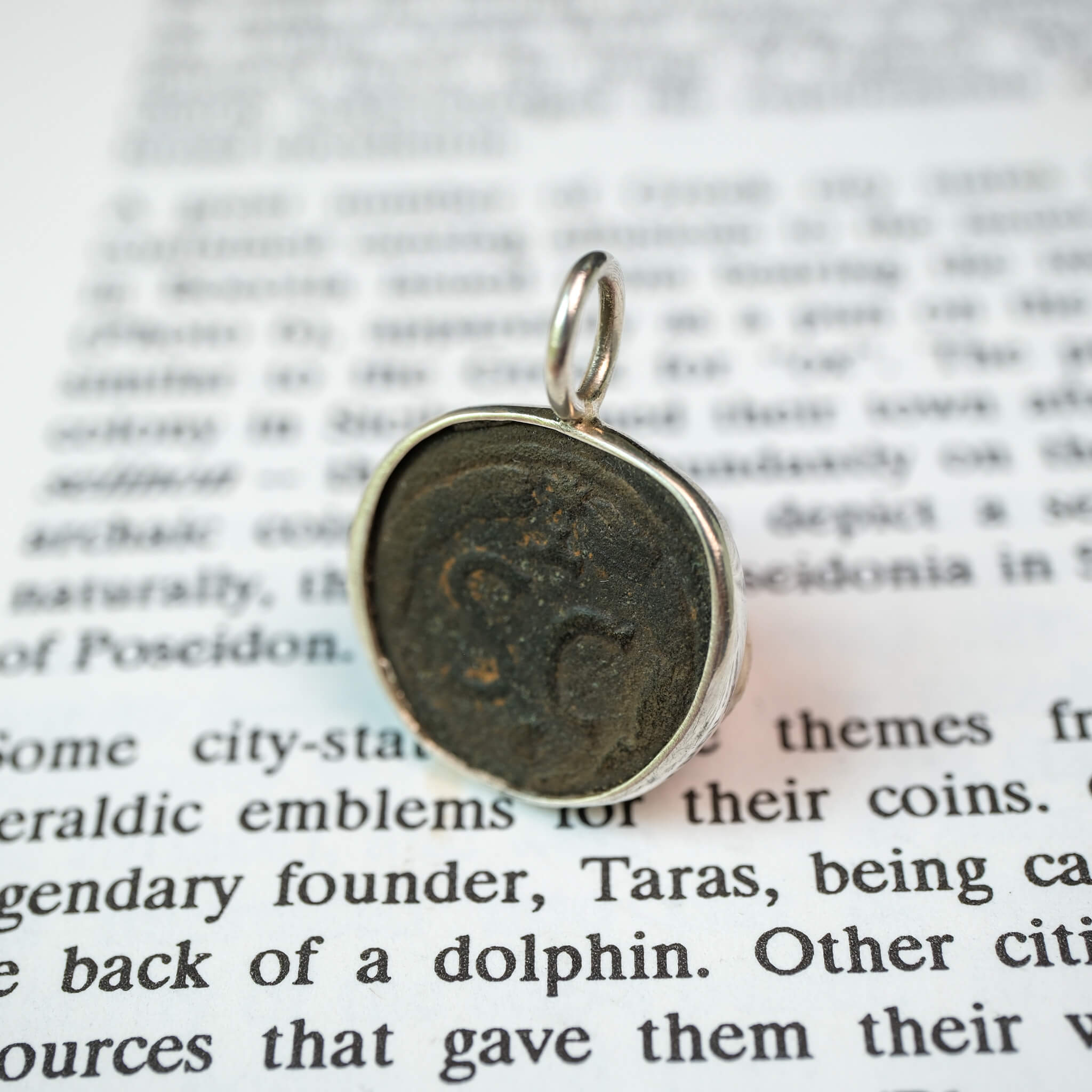 Caracalla and the Eagle | Antioch, 198–217 AD | Roman Coin in Sterling Silver