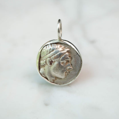 Antiochos and the Elephant | Apameia, 222–187 BC | Silver Drachm in Sterling Silver