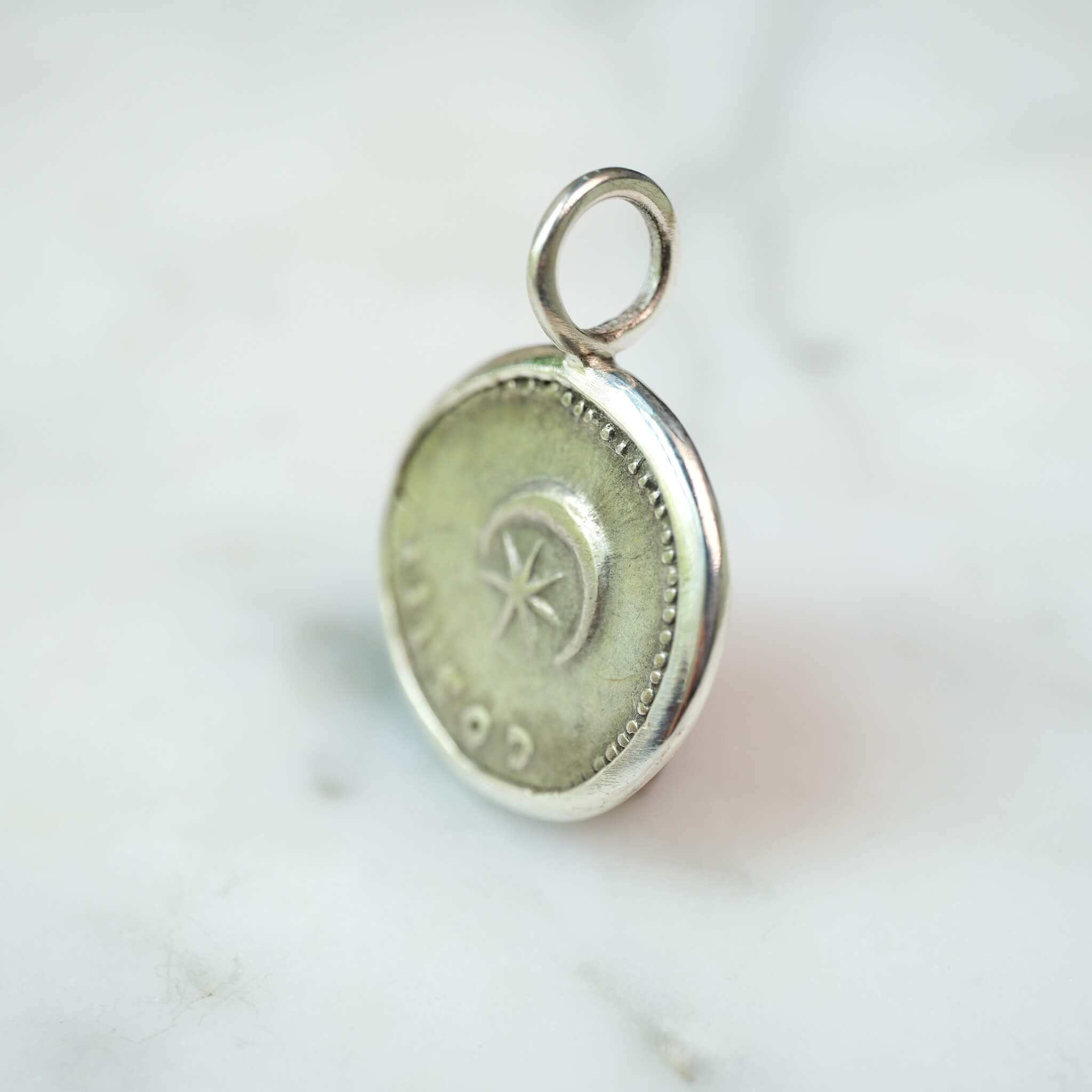 Hadrian and the Moon | Rome, AD 126–127 | Silver Denarius in Sterling Silver