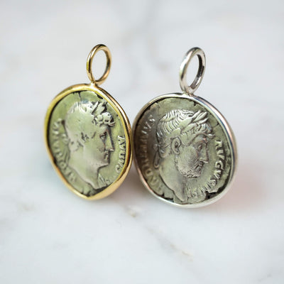 Hadrian, Moon and Star in Silver