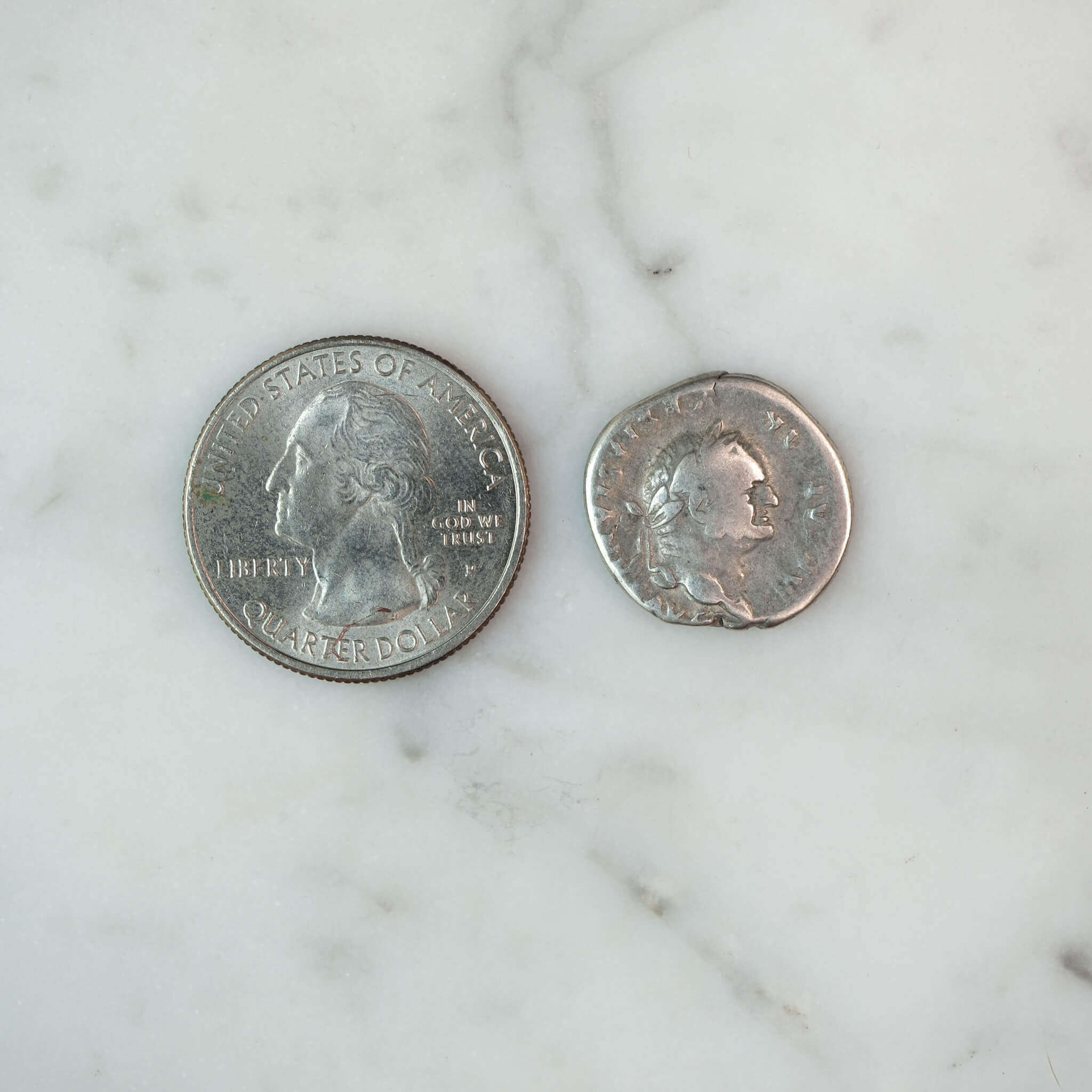 Vespasian Silver Denarius #4 Jupiter