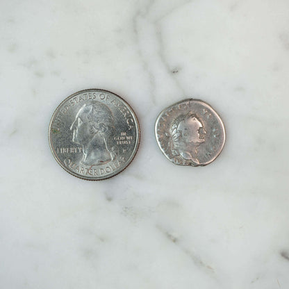 Vespasian Silver Denarius #4 Jupiter