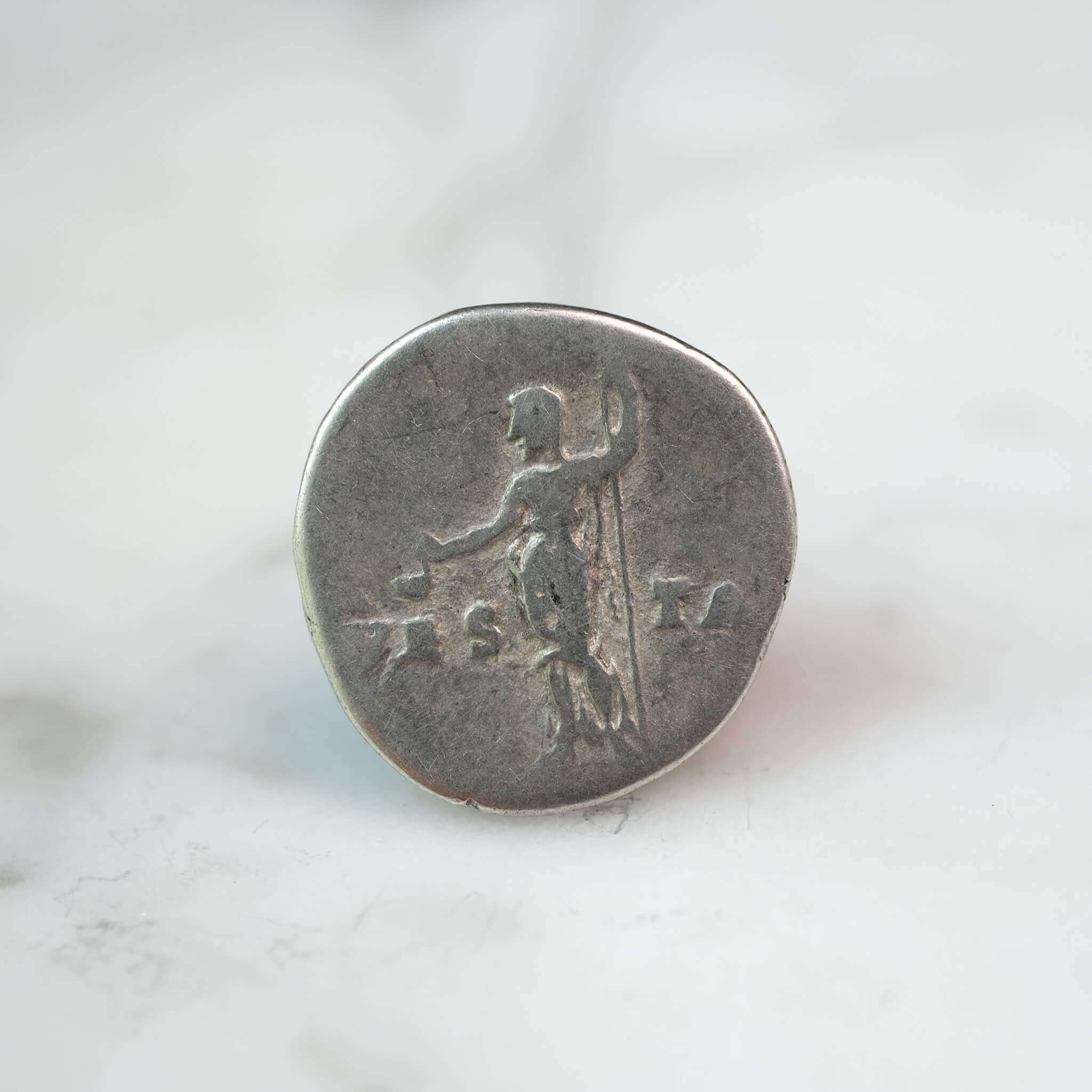 Vespasian Silver Denarius #4 Jupiter