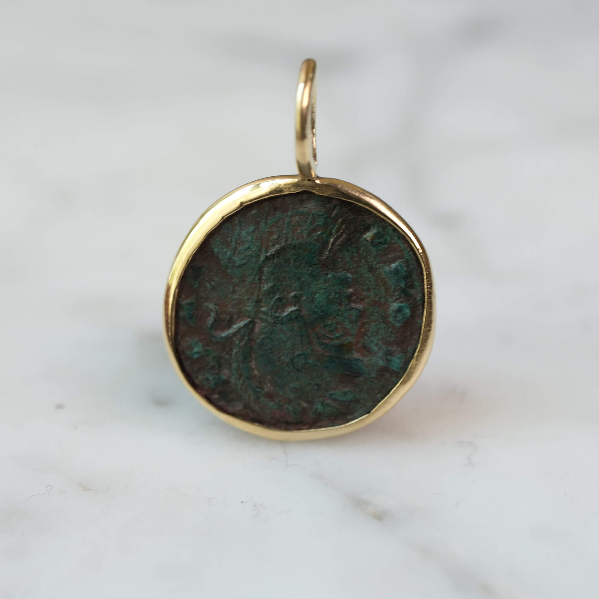 Constantine I – Romulus and Remus Bronze in Gold