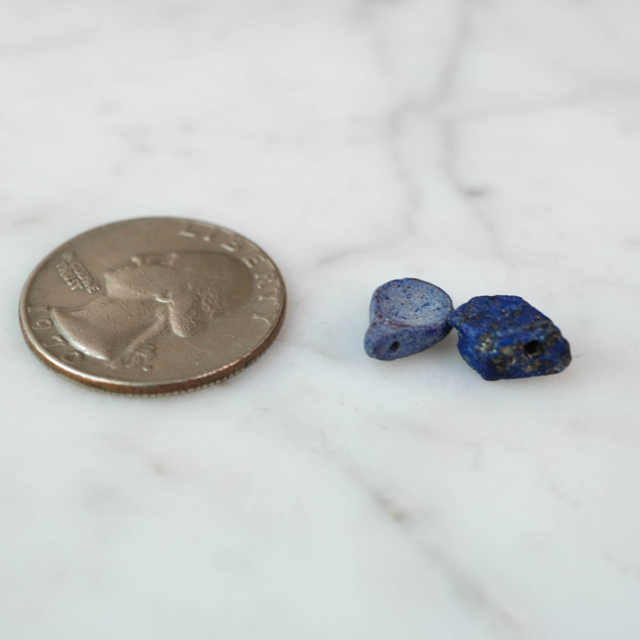 Custom Order – Bactrian Lapis Lazuli Bead Pendant #1 (c. 300 BC) (Approx. 3 weeks)
