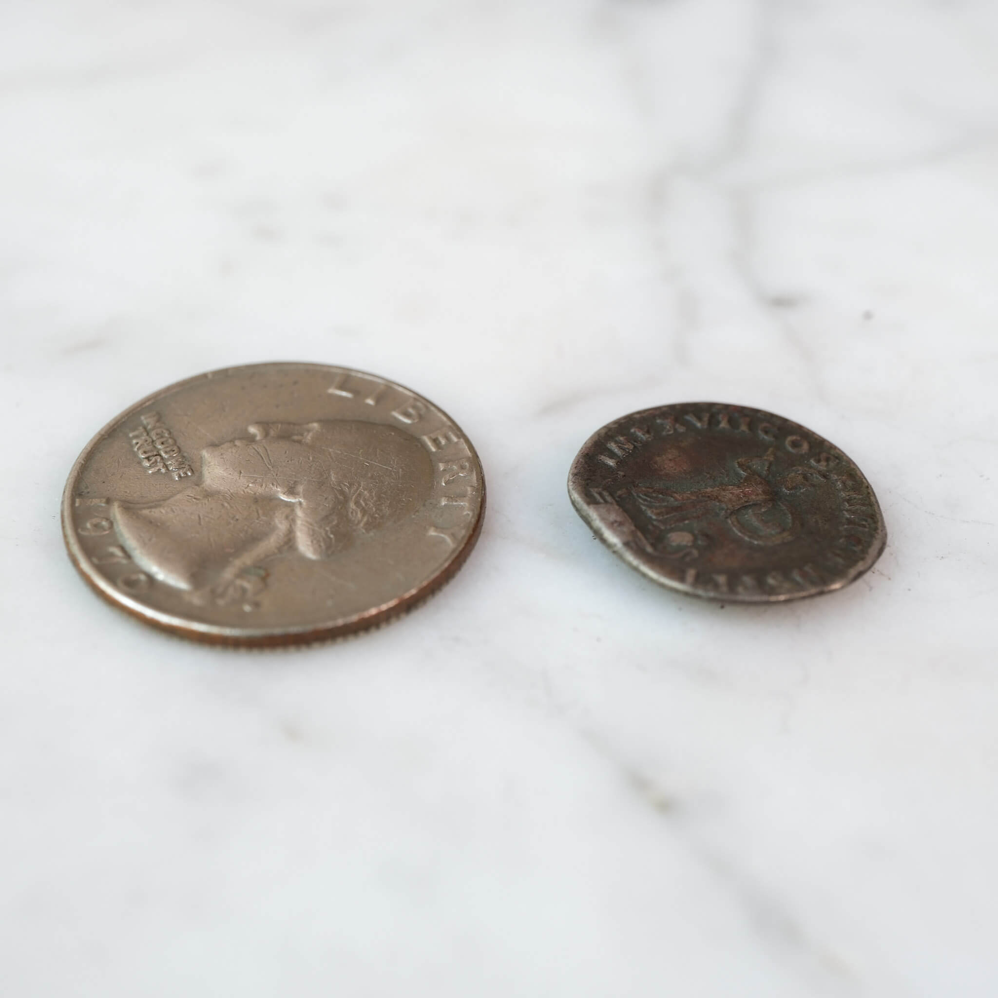 Domitian Silver Denarius - Minerva