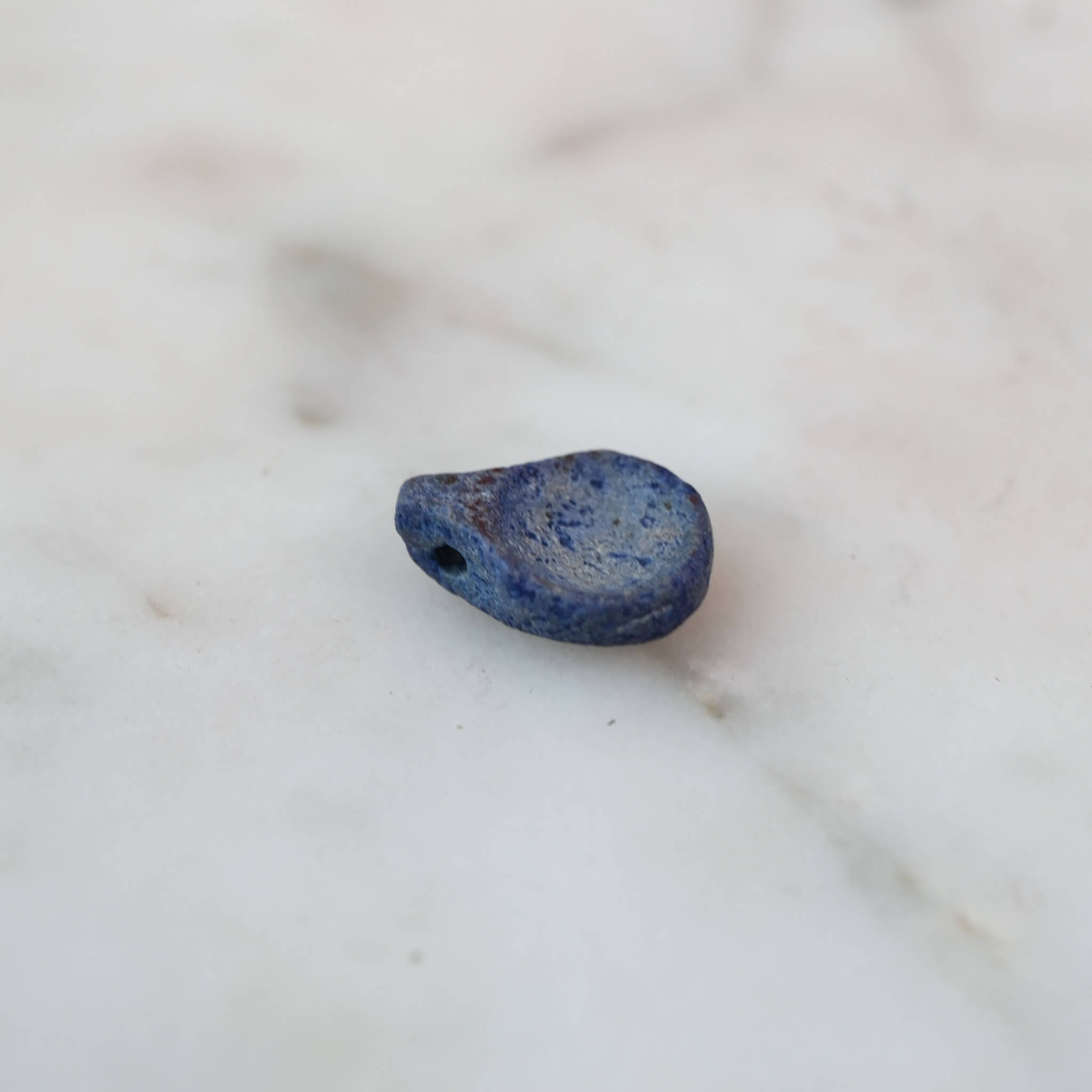 Custom Order – Bactrian Lapis Lazuli Bead Pendant #1 (c. 300 BC) (Approx. 3 weeks)
