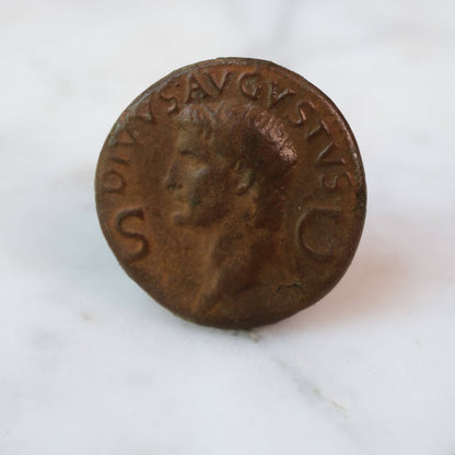 Caligula & Augustus Bronze Dupondius