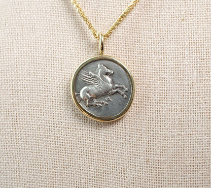 Corinthian Stater Pendant in 18k Gold