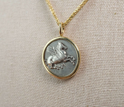 Corinthian Stater Pendant in 18k Gold