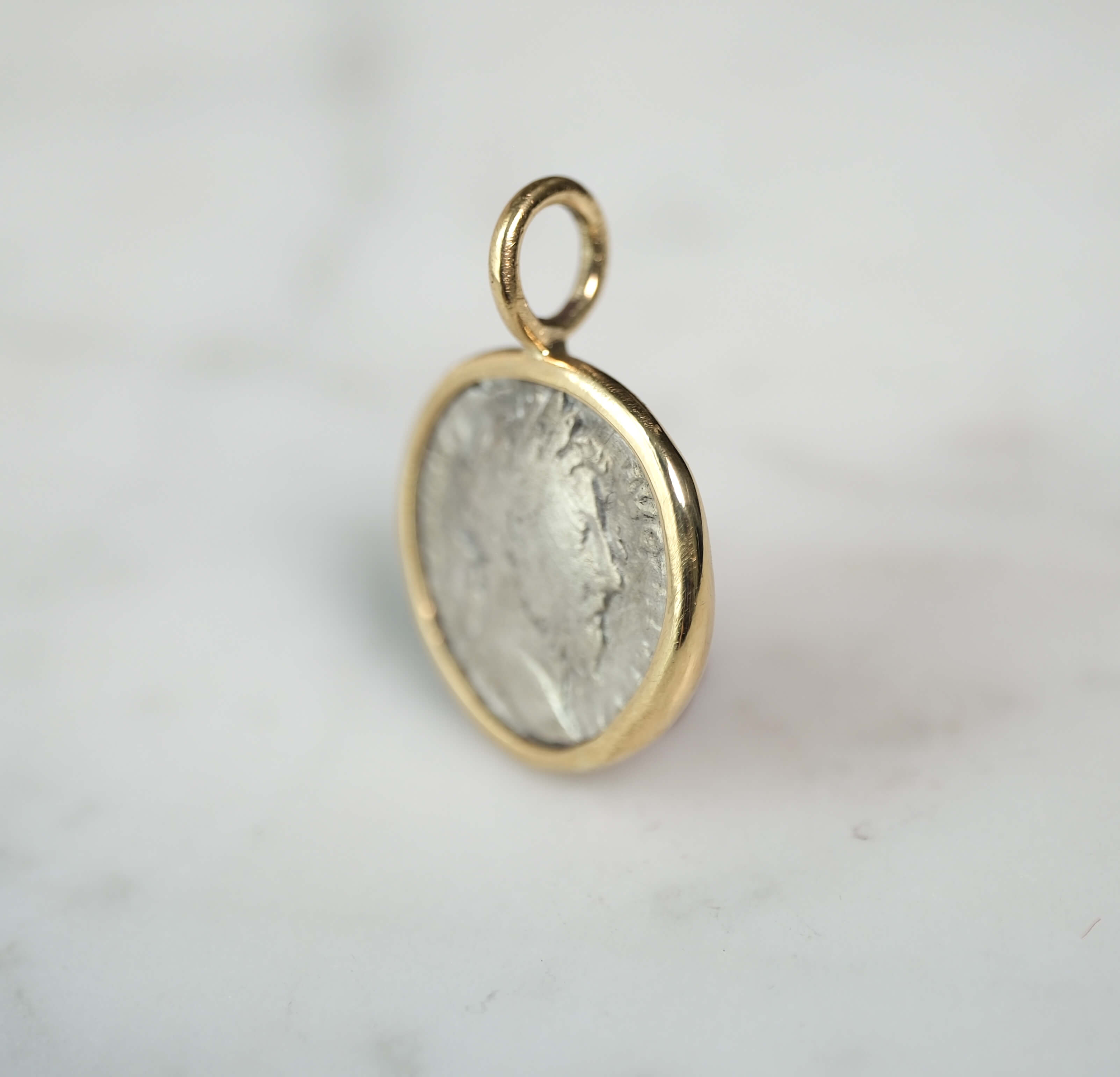 Marcus Aurelius in 18k Gold – Peregrine Pendants