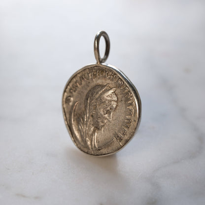 Roman Denarius with Peacock