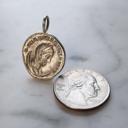 Roman Denarius with Peacock