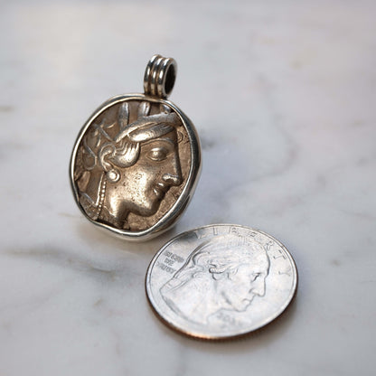 Athenian Owl set in Silver