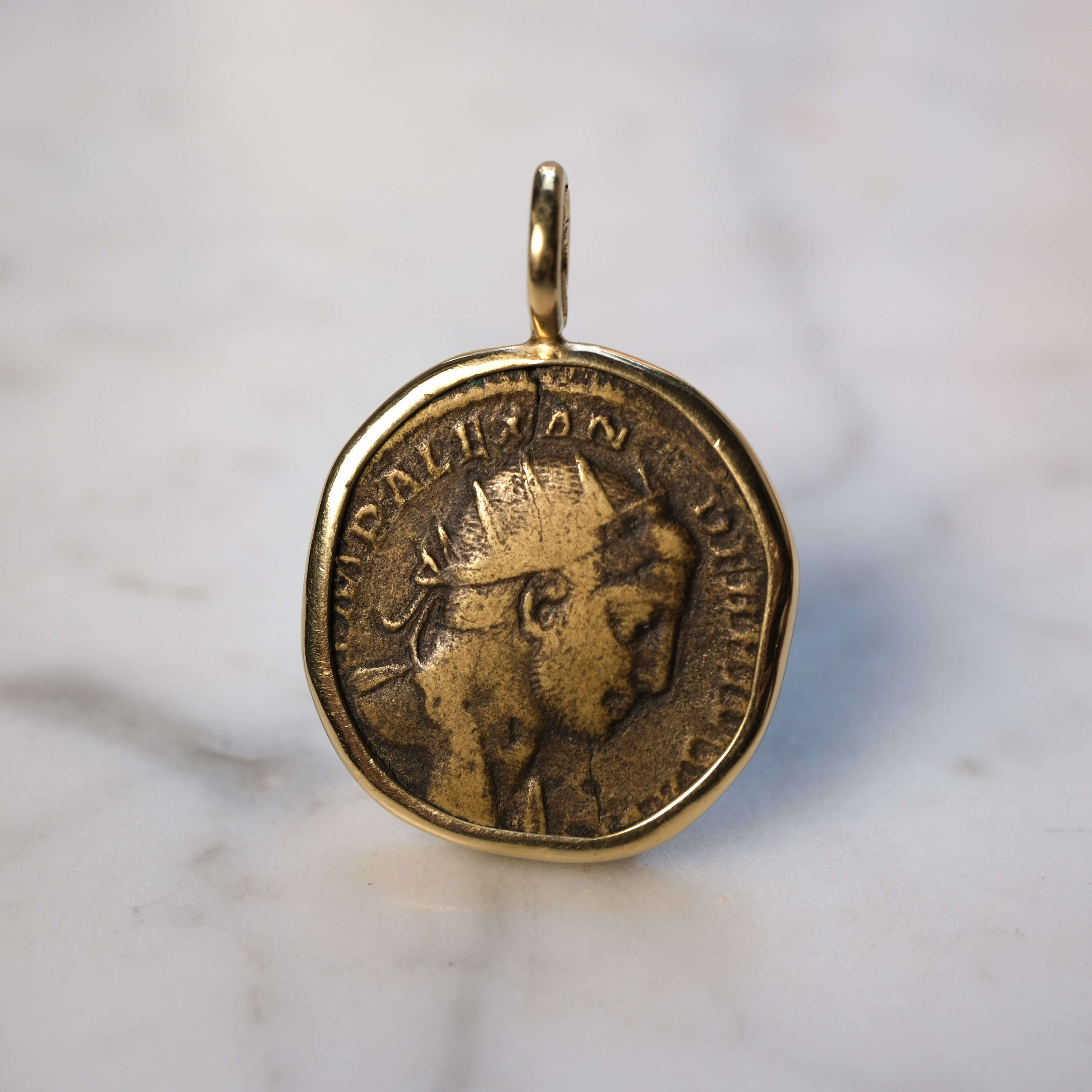 Orichalcum Sestertius in Solid 18k Gold