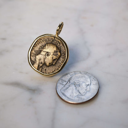 Orichalcum Sestertius in Solid 18k Gold