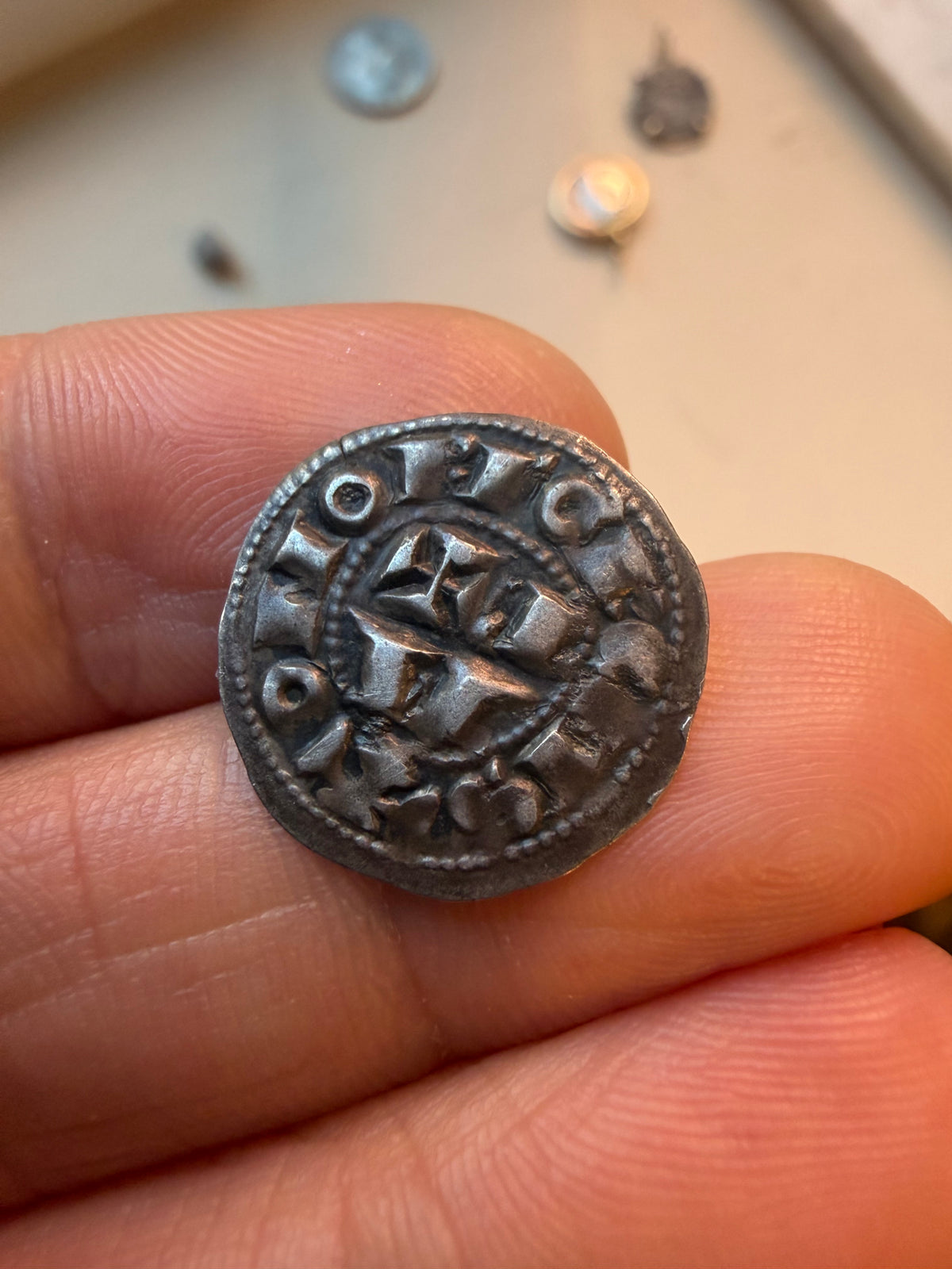 Medieval French Denier of Béarn — Made to Order Ancient Coin Pendant