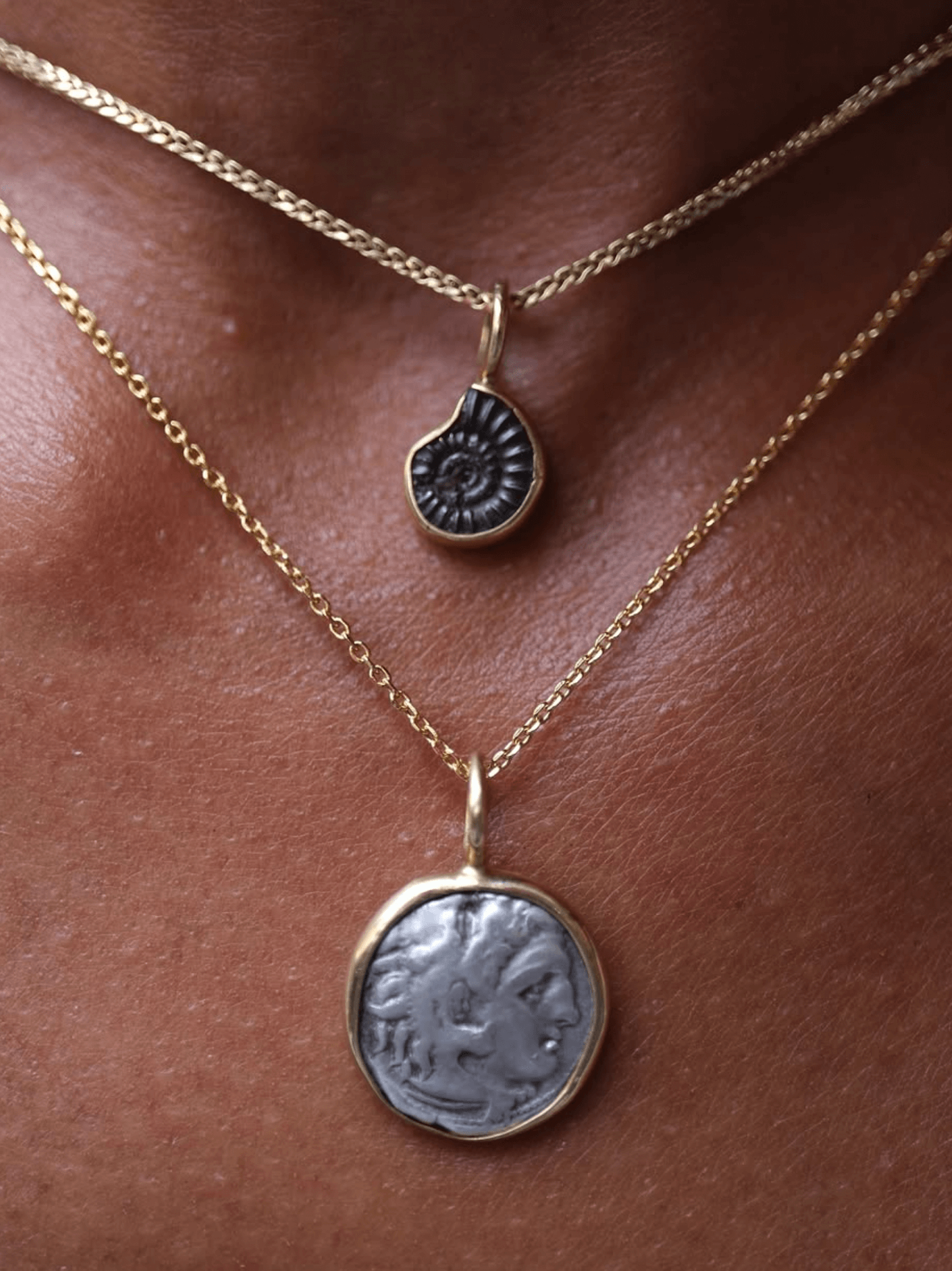 Custom Order — 195 Million Years in the Making #2 | Promicroceras Ammonite Pendant (Approx. 3 weeks)