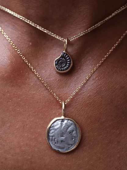 Custom Order — 195 Million Years in the Making #2 | Promicroceras Ammonite Pendant (Approx. 3 weeks)